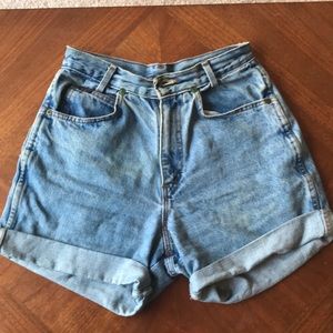 High waisted shorts